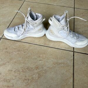 Under Armour White Athletic Shoes